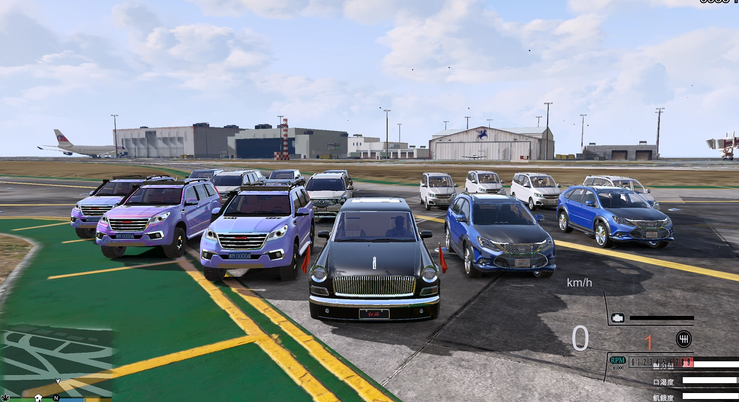 GTA5中国风（1.41整合版1300辆真车+183位美女与英雄+200%存档）